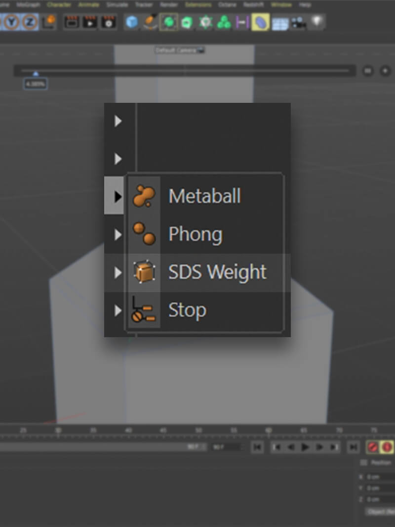 SDS Weighting Tutorial Cinema 4D C4D