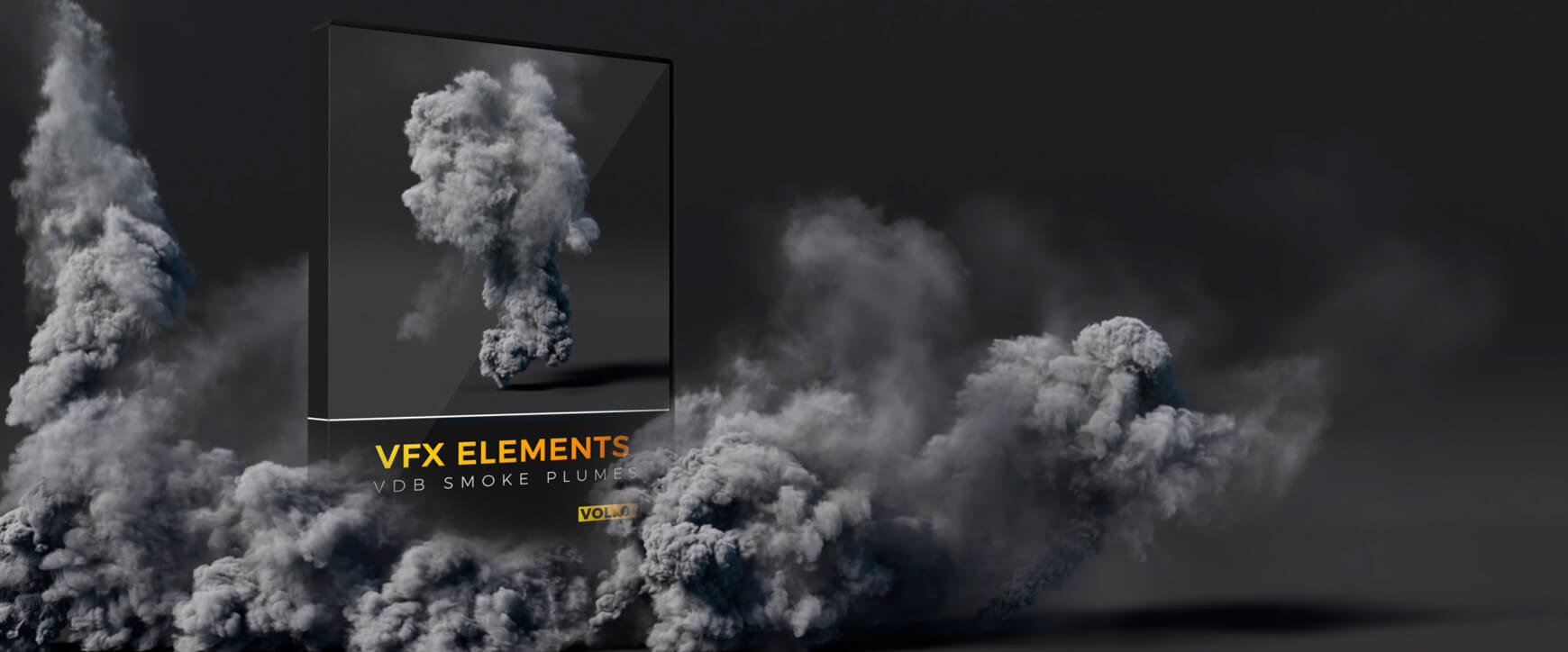 VFX Elements Volume 04 VDB Smoke Plumes