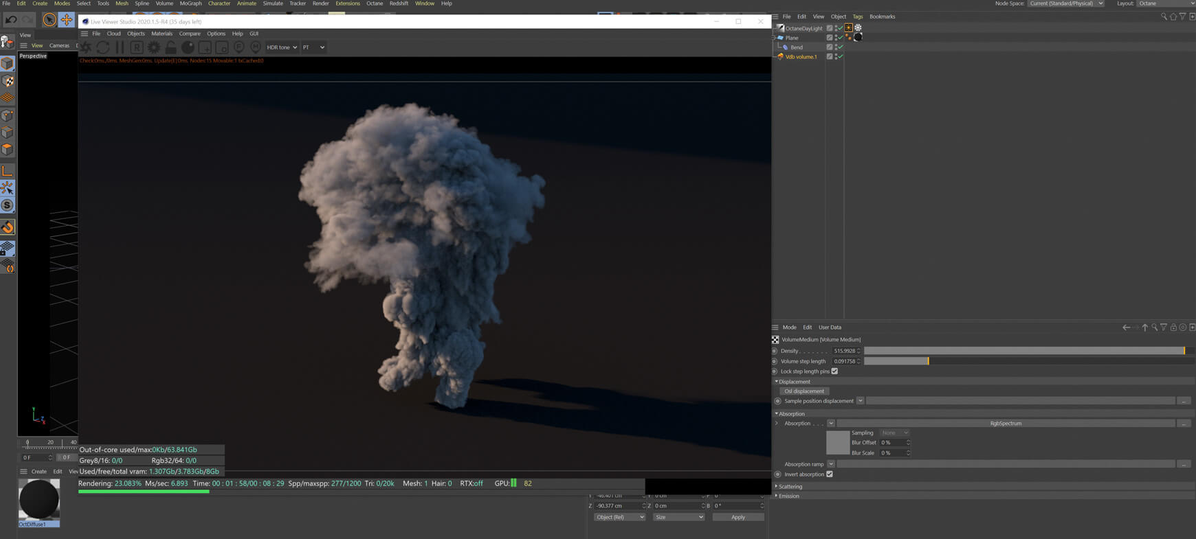 VFX Elements Volume 04 VDB Smoke Plumes