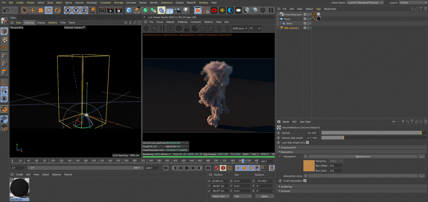 VFX Elements Volume 04 VDB Smoke Plumes