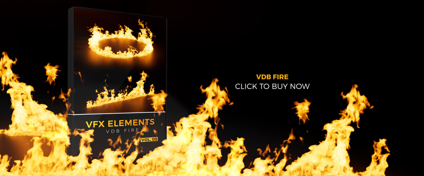 VDB Fire Pack VFX Elements