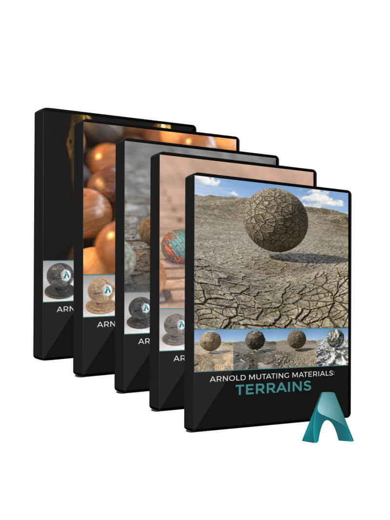Arnold Material Pack Cinema 4D C4D Terrains Textures
