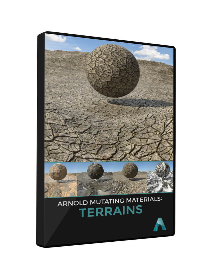 Arnold Material Pack Cinema 4D C4D Terrains Textures