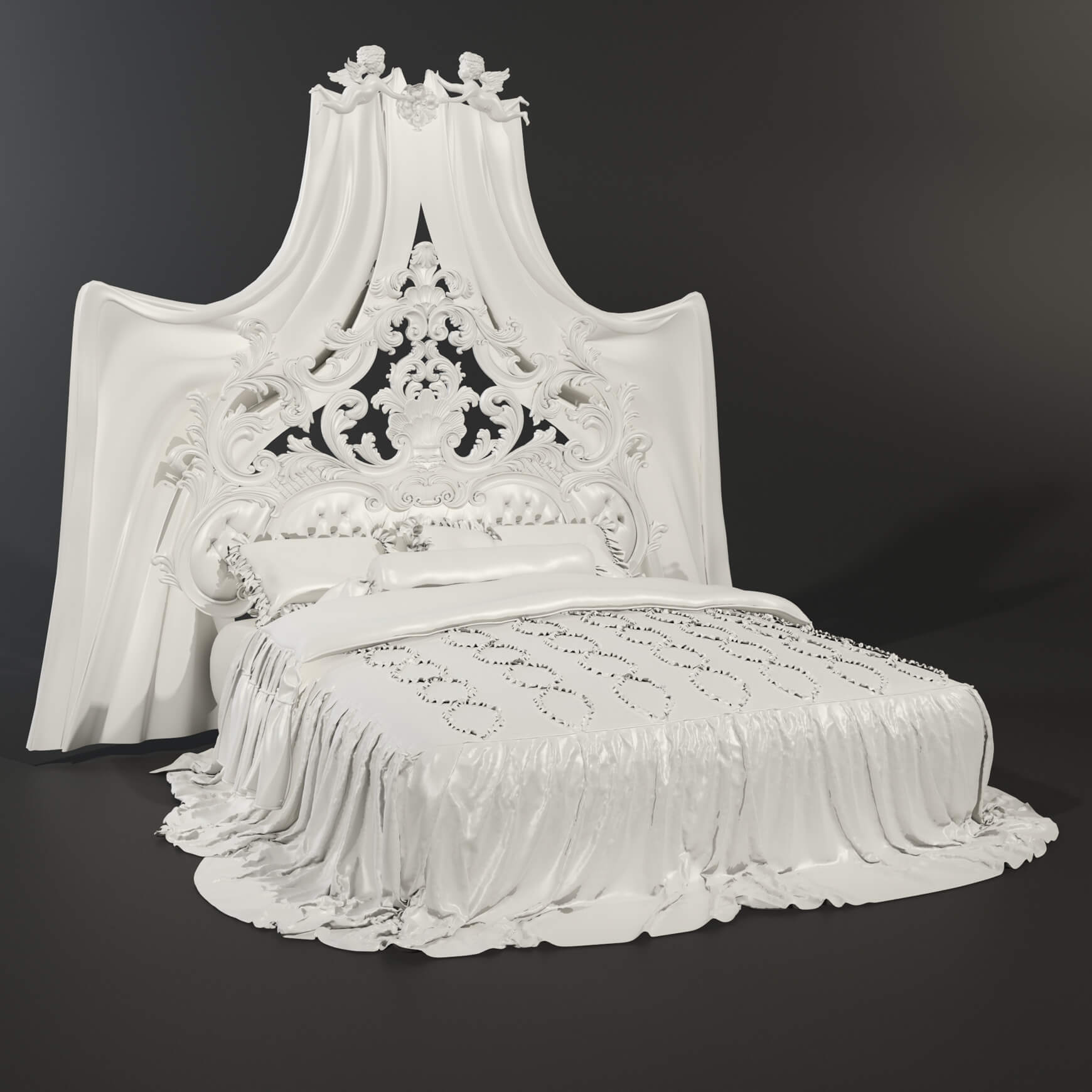 Free Cinema 4D 3D Model Interior Design Furniture Element