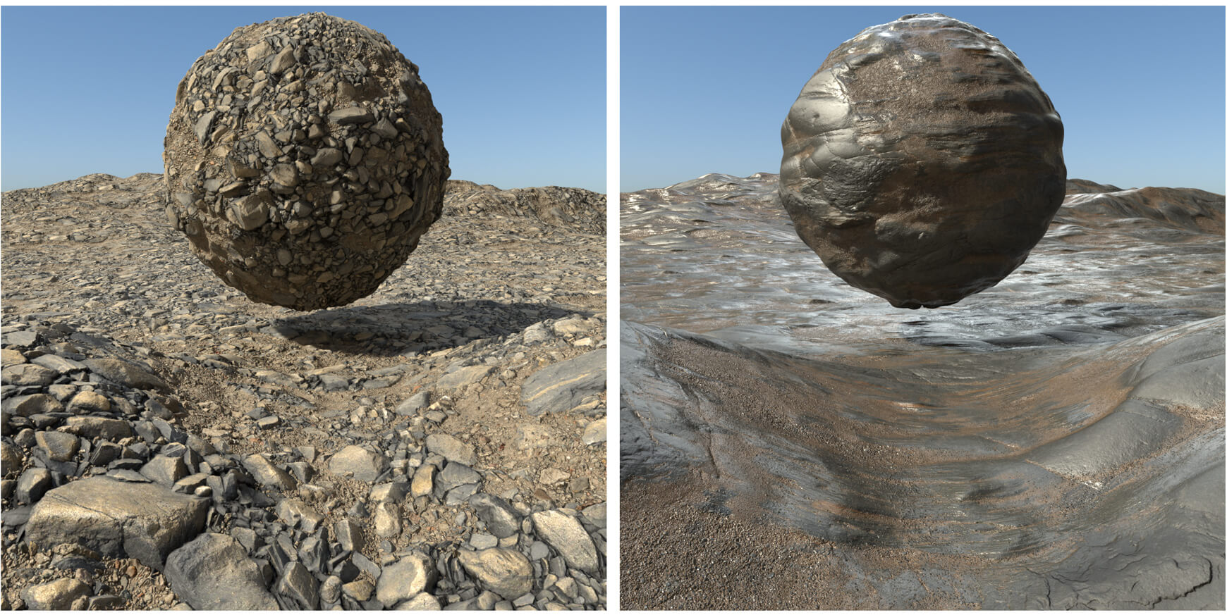 Redshift Material Pack RS Cinema 4D C4D Terrains Textures