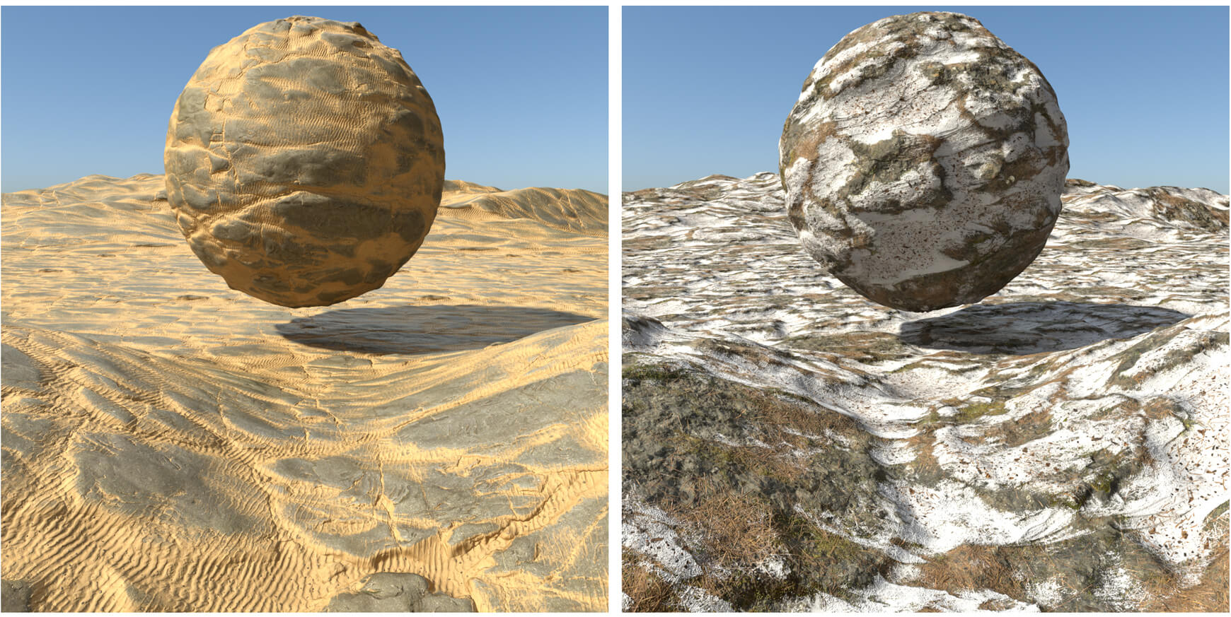 Redshift Material Pack RS Cinema 4D C4D Terrains Textures