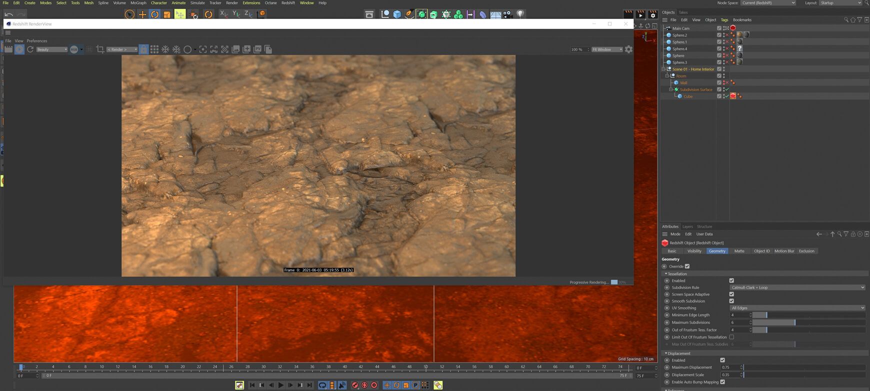 Redshift Material Pack RS Cinema 4D C4D Terrains Textures