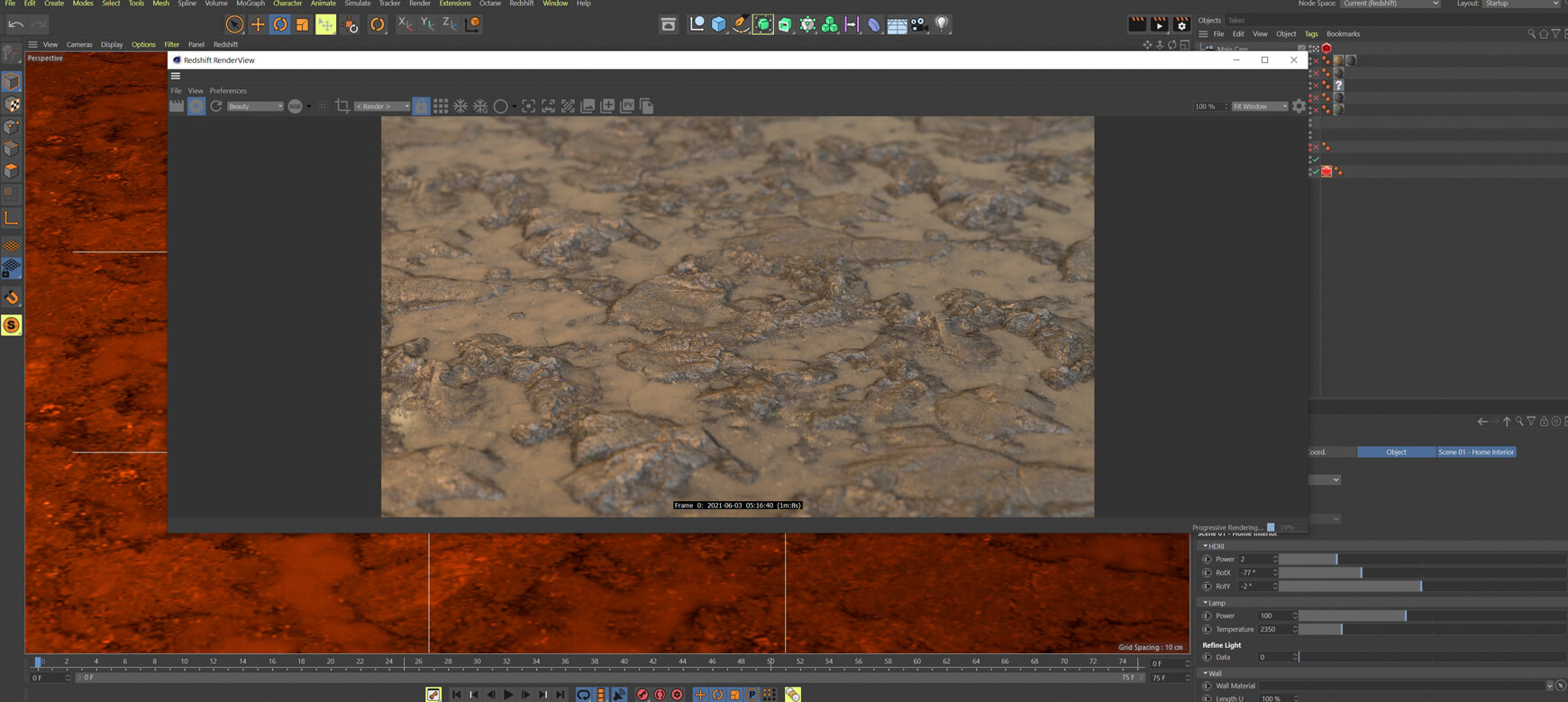 Redshift Material Pack RS Cinema 4D C4D Terrains Textures
