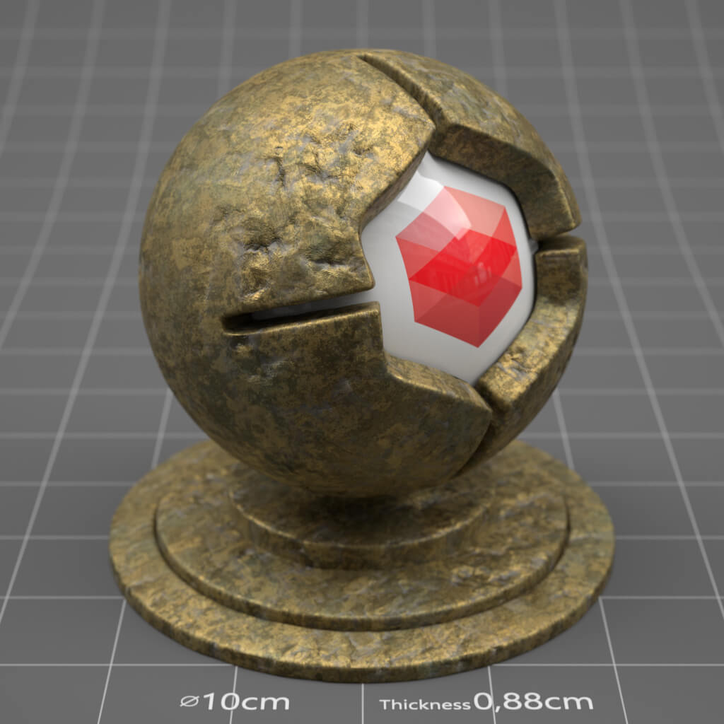 RS_Dented_Metal_03_4K_Redshift_Cinema_4D_Material_Texture