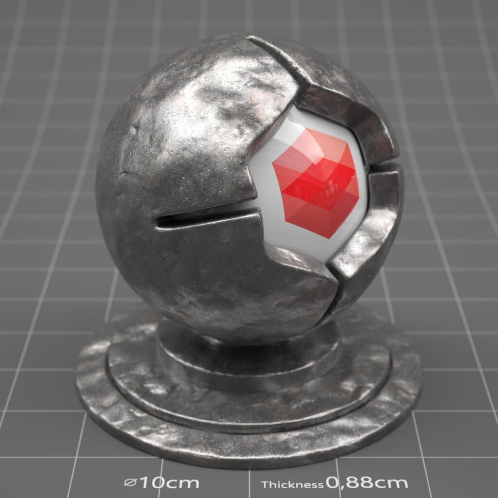 RS_Dented_Metal_06_4K_Redshift_Cinema_4D_Material_Texture