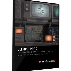 Blemish Pro 2 3D Roughness Scratch Maps Textures