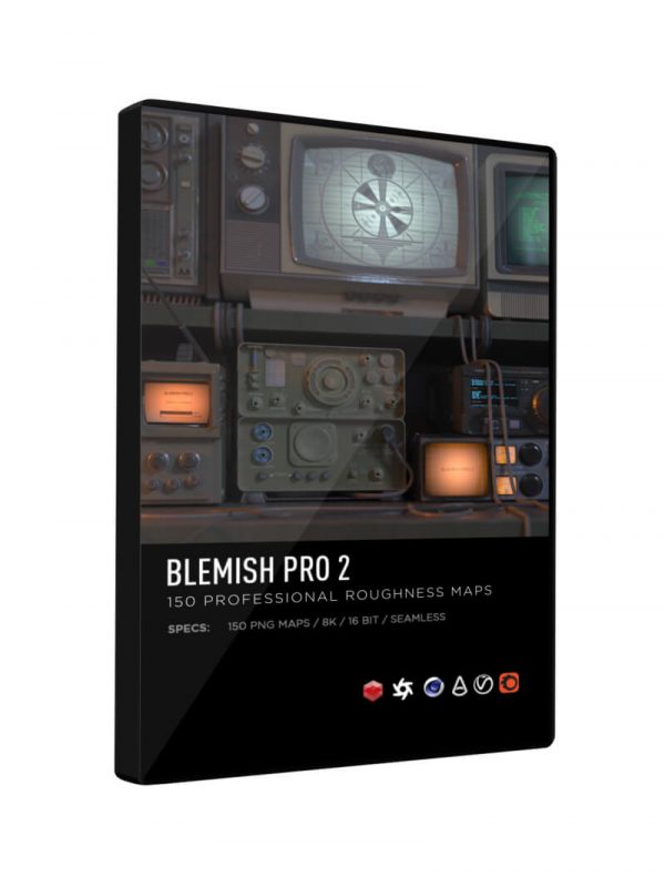 Blemish Pro 2 3D Roughness Scratch Maps Textures