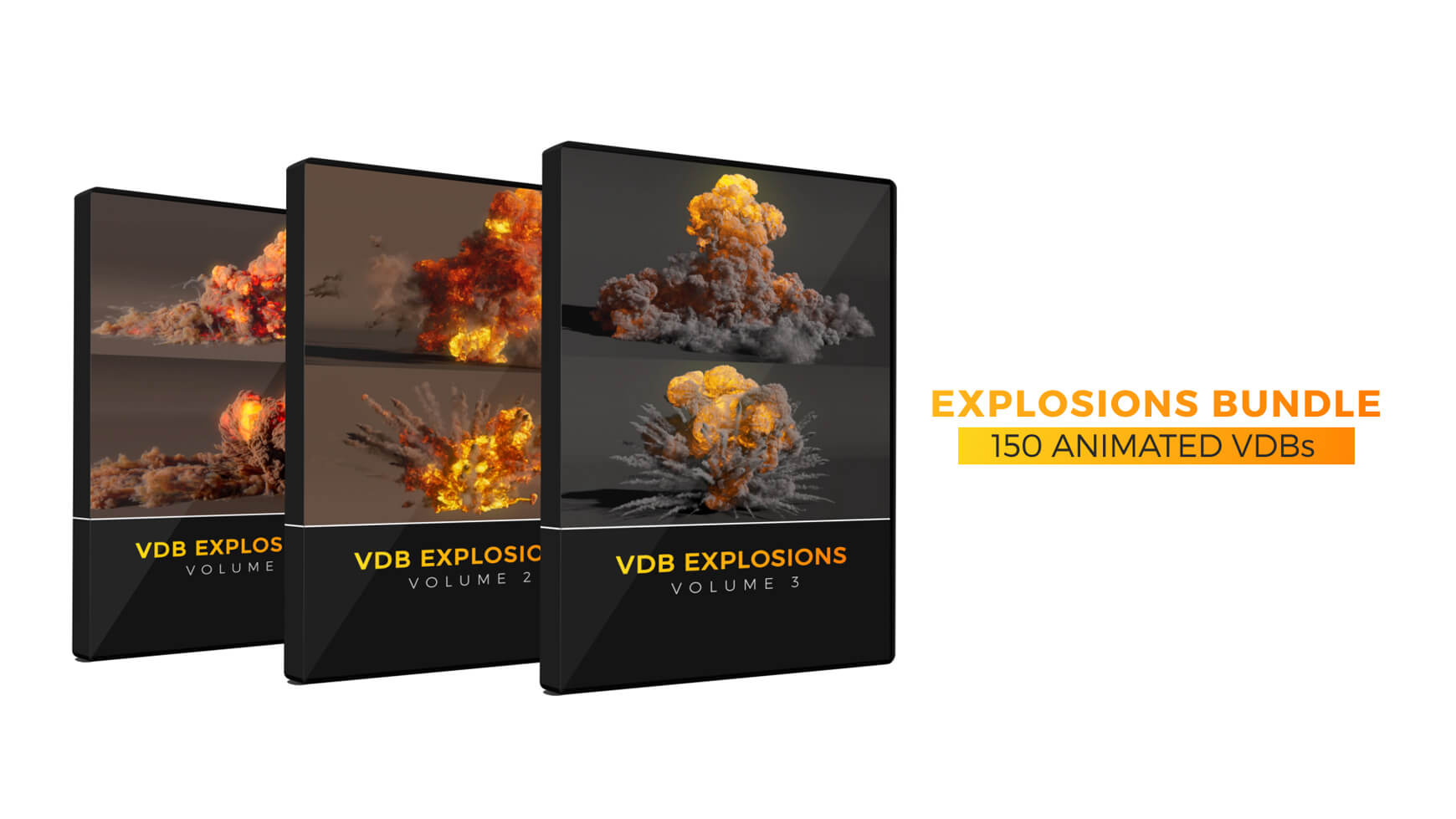 VDB Explosion Pack Bundle