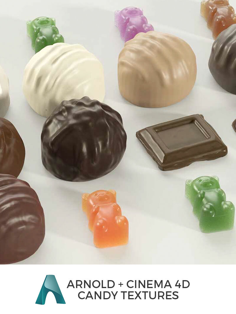 Free Cinema 4D C4D Arnold Render Material Shader Texture Candy