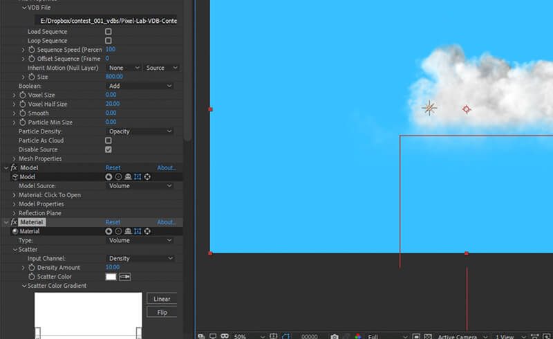 After Effects Tutorial AE VDB Volumes