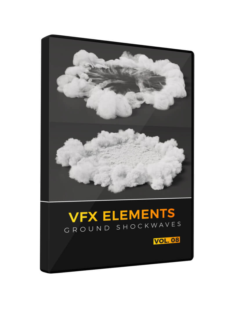 VFX Elements Volume 8 Ground Shockwaves VDBs