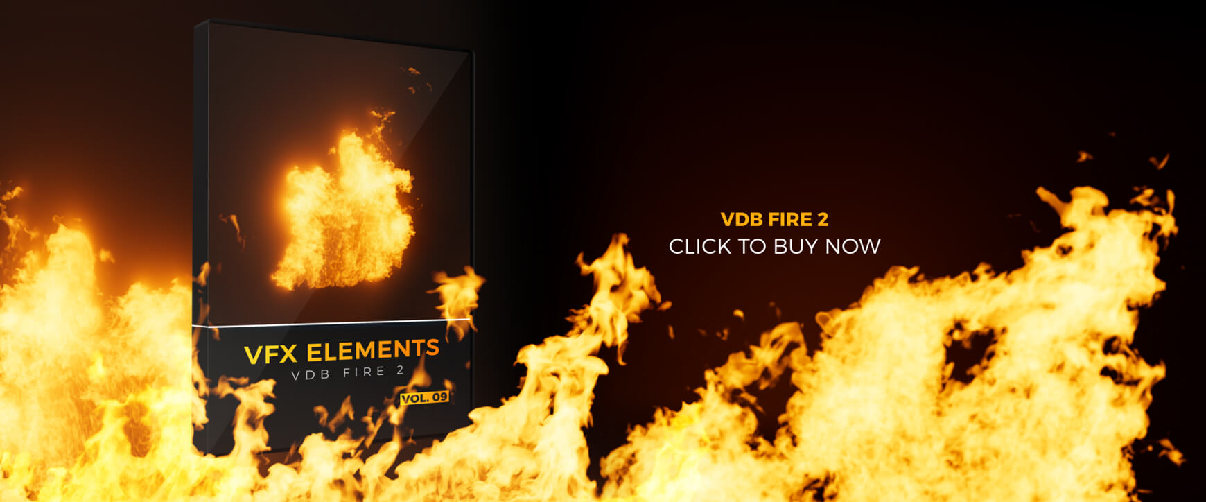 VFX Elements Volume 9 Fire Wall Flames