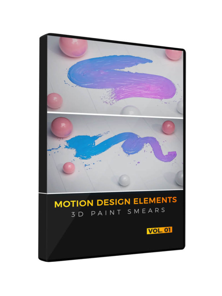 Motion Design Elements Volume 1 Paint Smear Strokes