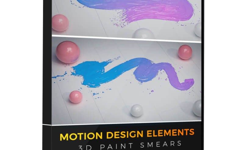 Motion Design Elements Volume 1 Paint Smear Strokes