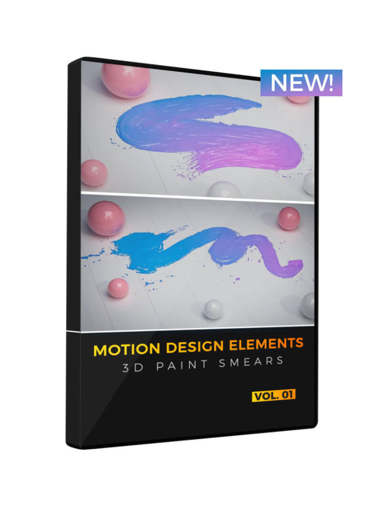 Motion Design Elements Volume 1 Paint Smear Strokes