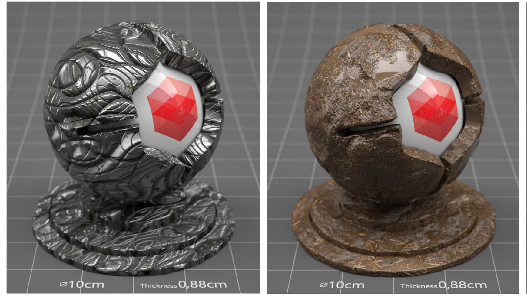 Cinema 4D Redshift RS Material Packs Textures