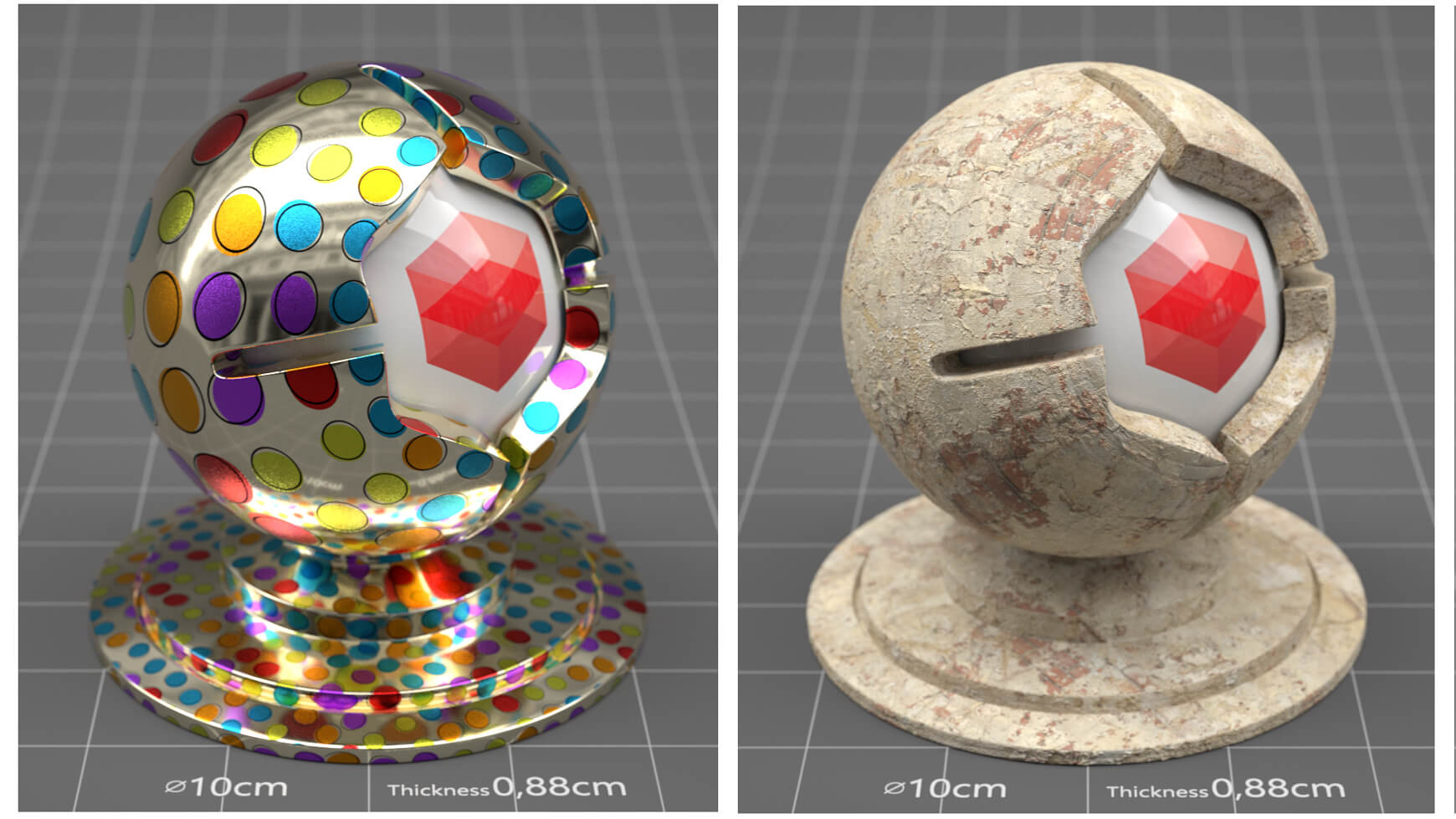 Cinema 4D Redshift RS Material Packs Textures