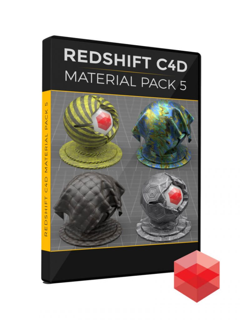 Cinema 4D Redshift RS Material Packs Textures