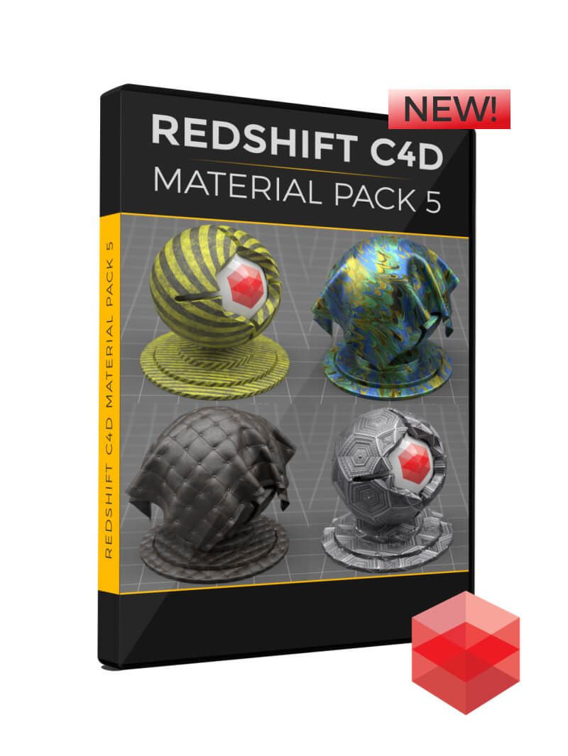 Cinema 4D Redshift RS Material Packs Textures