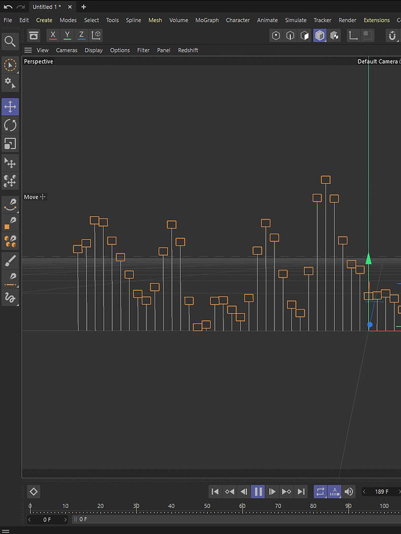 Free Cinema 4D Tutorial HUD FUI Asset