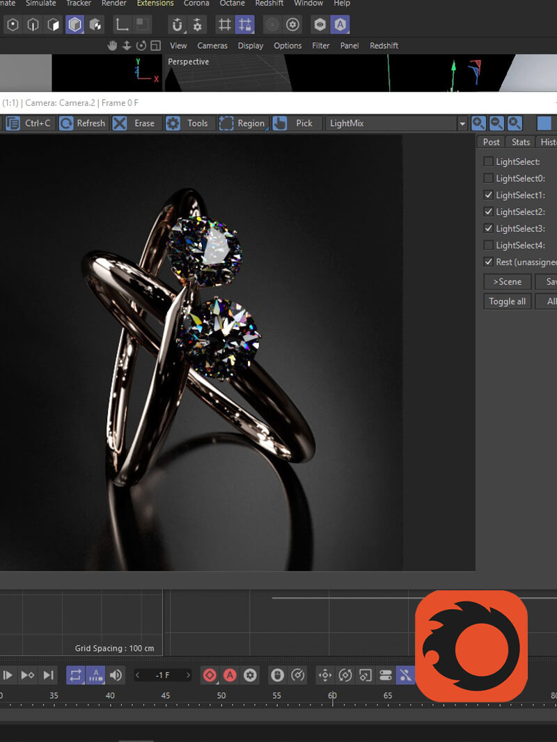 Cinema 4D Tutorial Corona Render Lightmix Tut