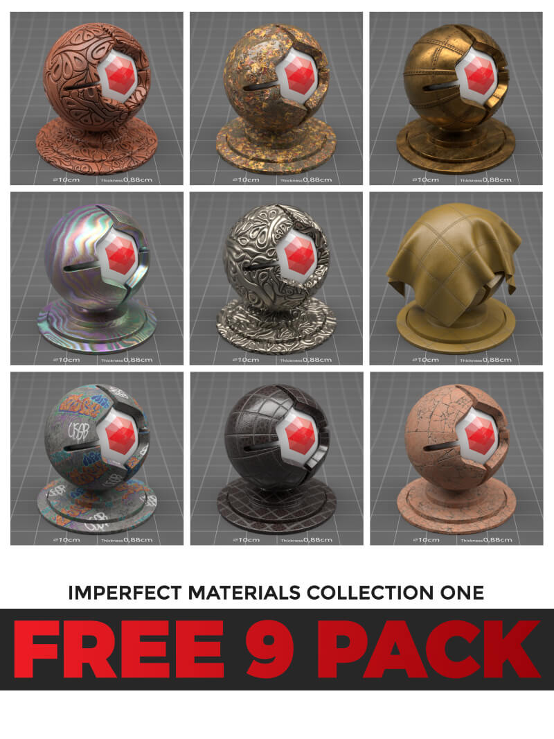 Cinema 4D Redshift Material Texture Pack RS Pixel Lab free