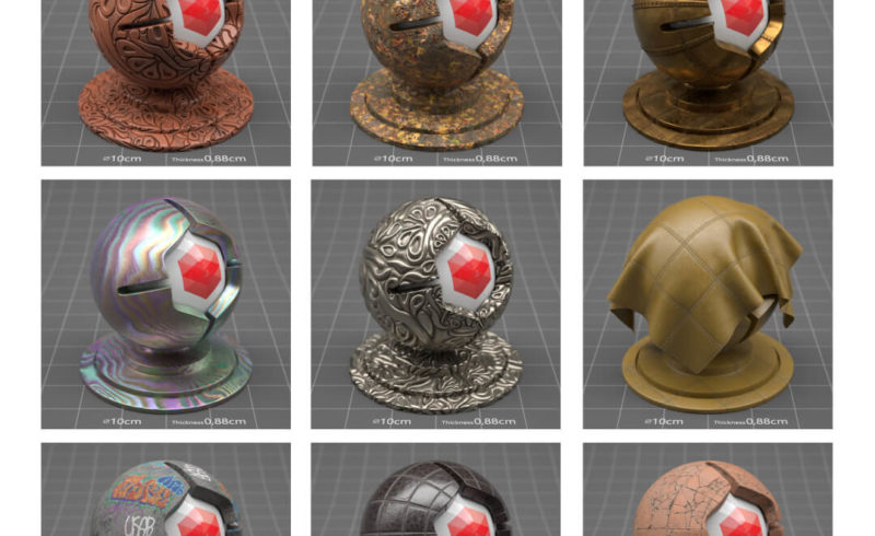 Cinema 4D Redshift Material Texture Pack RS Pixel Lab free