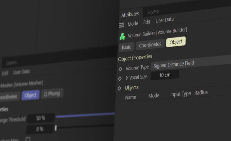 Cinema 4D Tutorial 3D Smoothing Deformer Volume Mesher