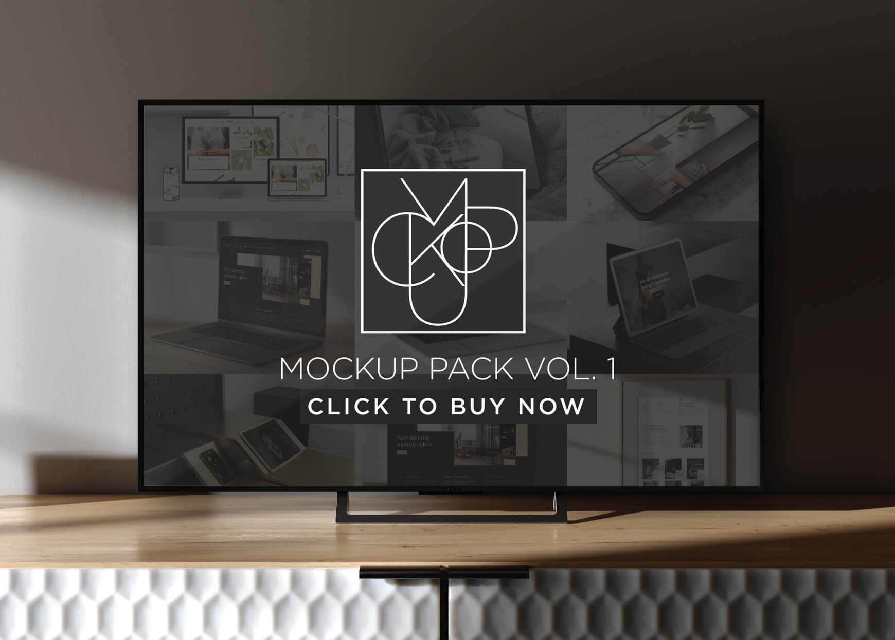 Mockup Pack Volume 1 Minimalist Design Studios Scenes DVD