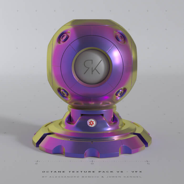 Cinema 4D Otoy Octane Shader Texture Material Pack VFX Visual Effects