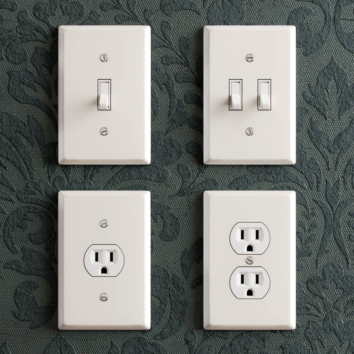 Free 3D Model Electrical Switch Outlet