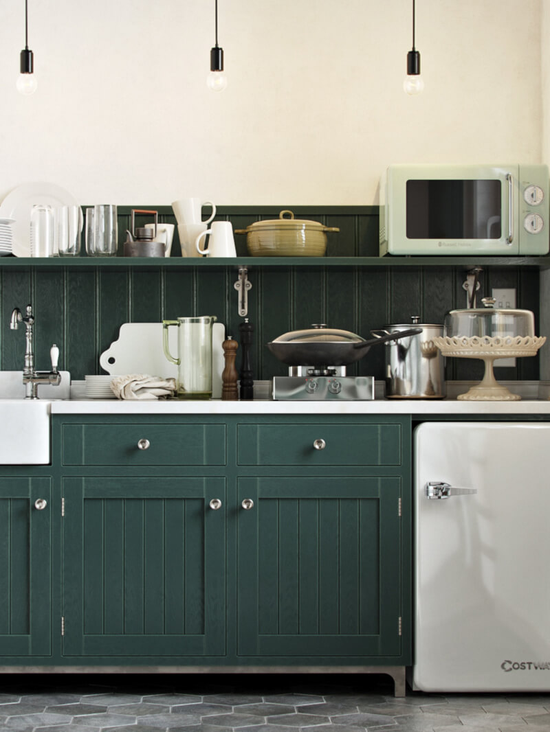 Free 3D Model Kitchen Scene Interior Realistic