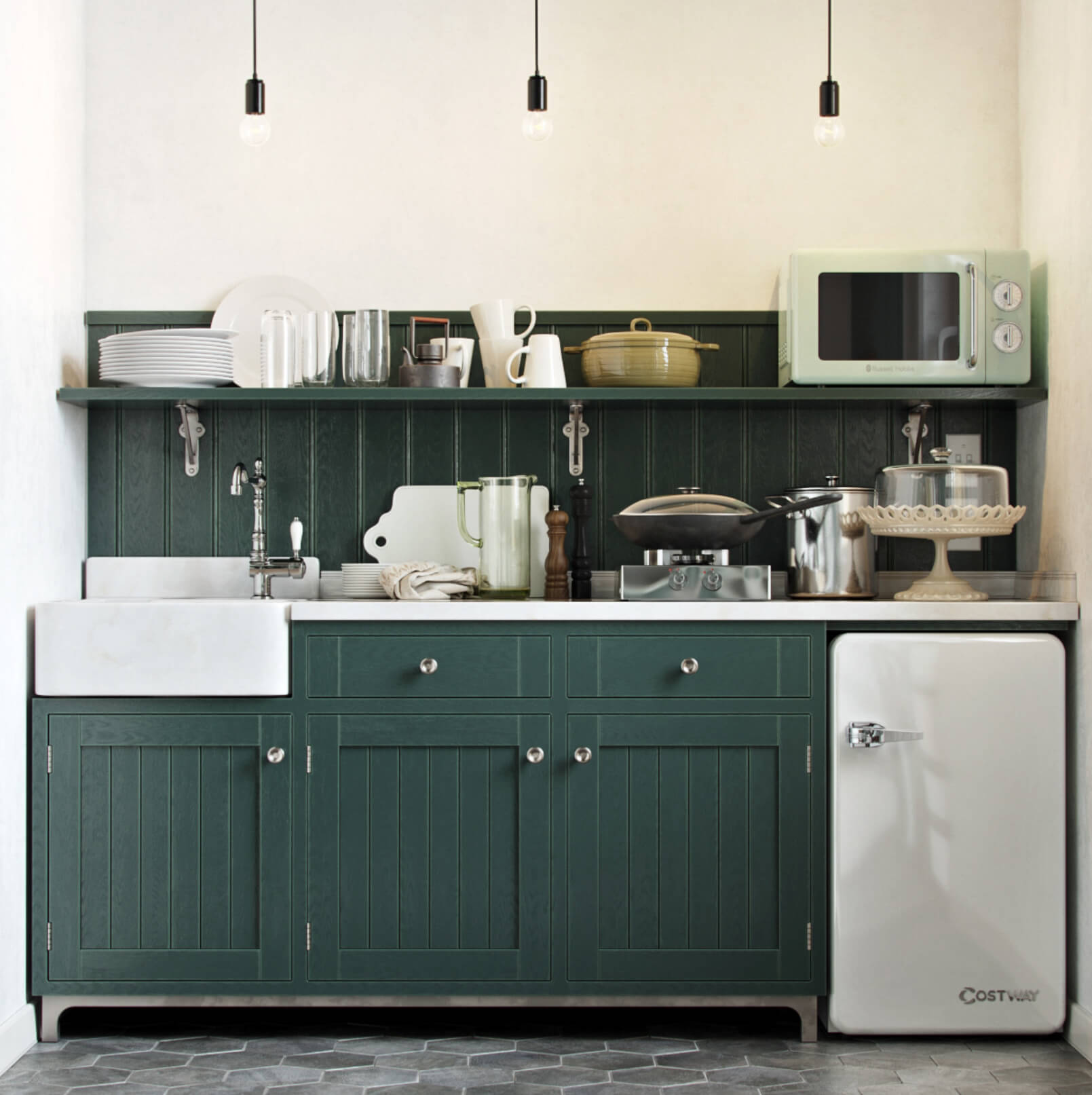 Free 3D Model Kitchen Scene Interior Realistic