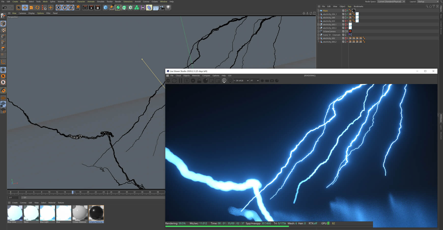 Motion Design Elements Electricity Lightning Arcs Energy