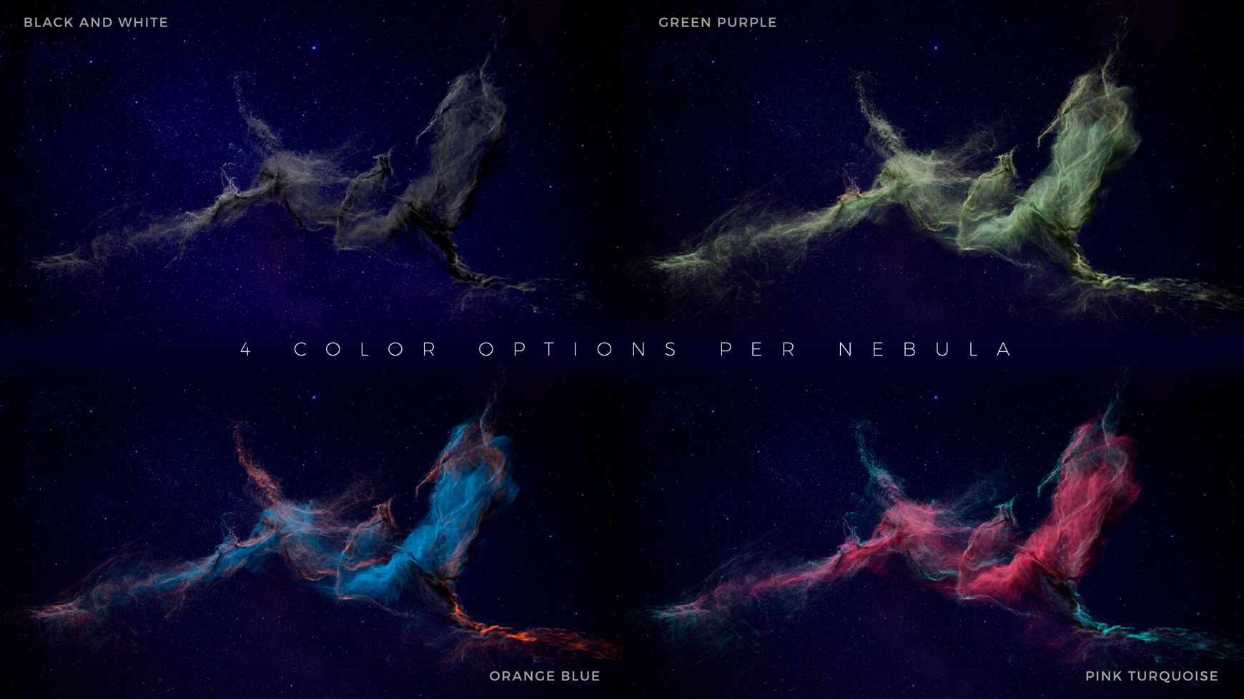 Motion Design VFX Elements Stars 3D Nebula Starscape