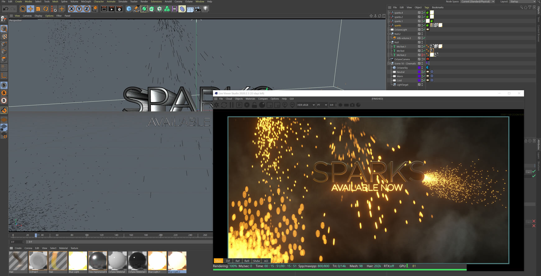 VFX Elements 15 Sparks