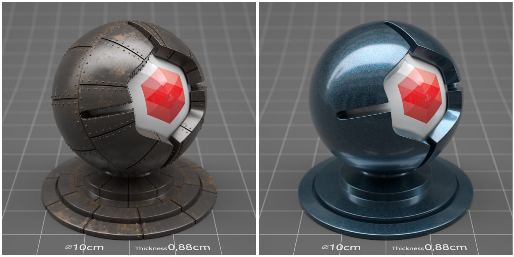 Free Cinema 4D Redshift Imperfect RS Texture Material Pack