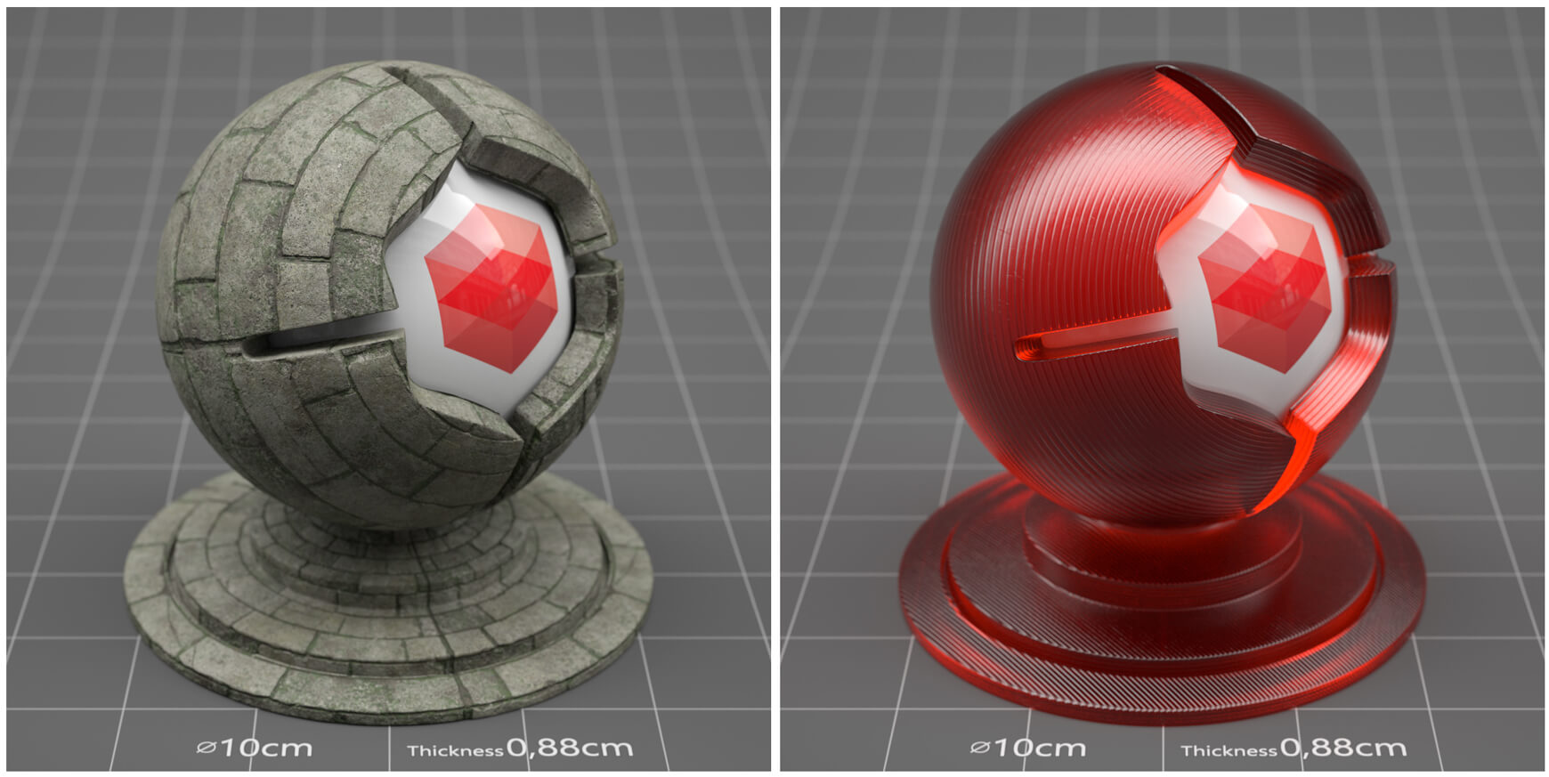Free Cinema 4D Redshift Imperfect RS Texture Material Pack