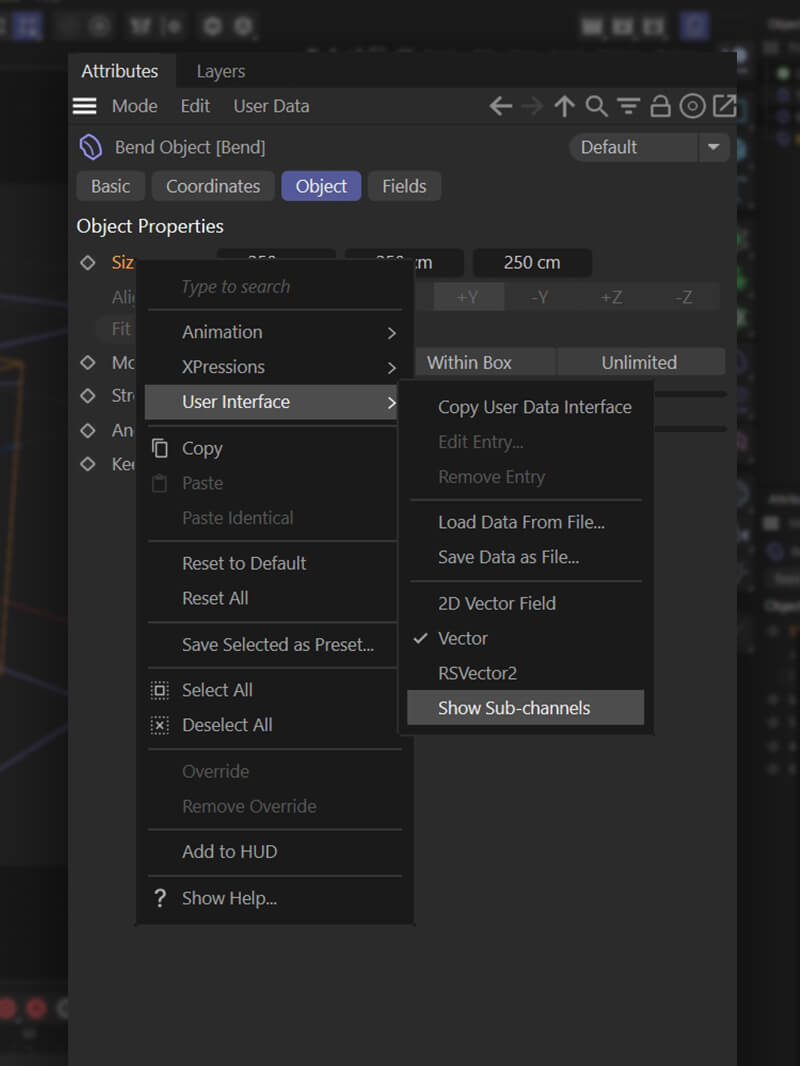 Cinema 4D Tutorial Tip Show Sub Channels