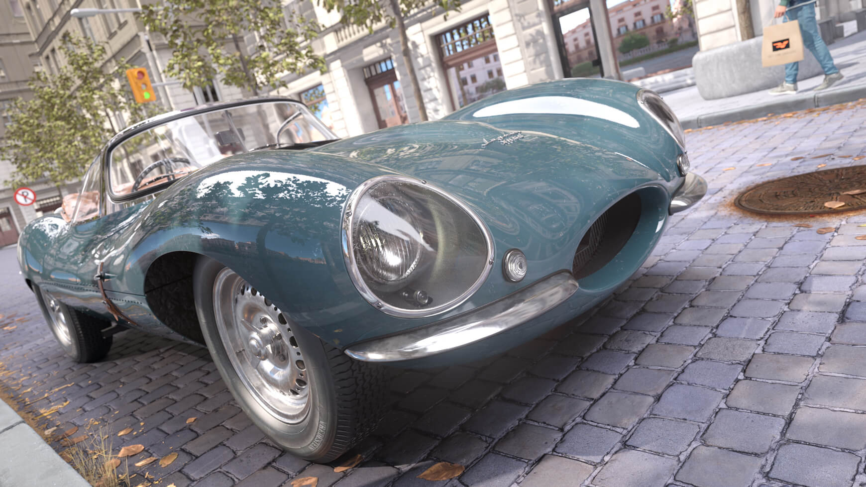 Jaguar 3D Model Cinema 4D Texture Contest