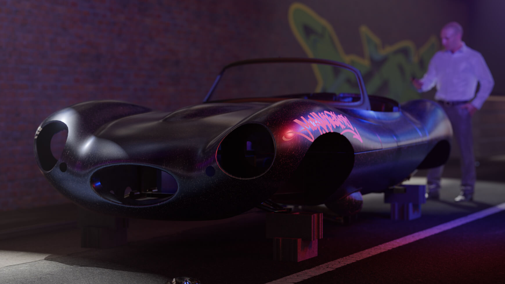 Jaguar 3D Model Cinema 4D Texture Contest