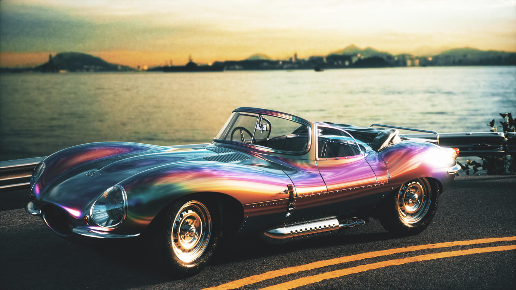 Jaguar 3D Model Cinema 4D Texture Contest
