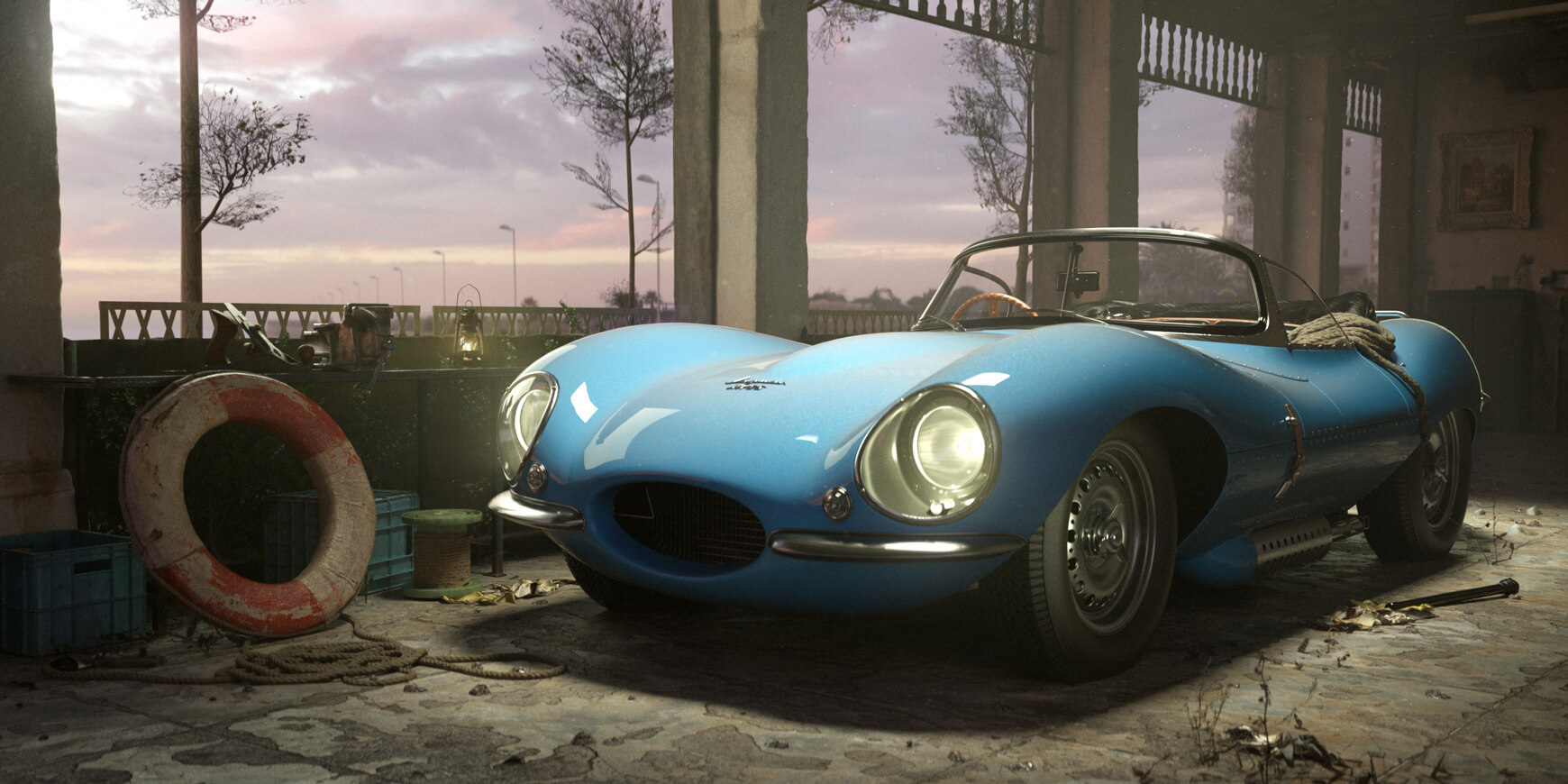 Jaguar 3D Model Cinema 4D Texture Contest