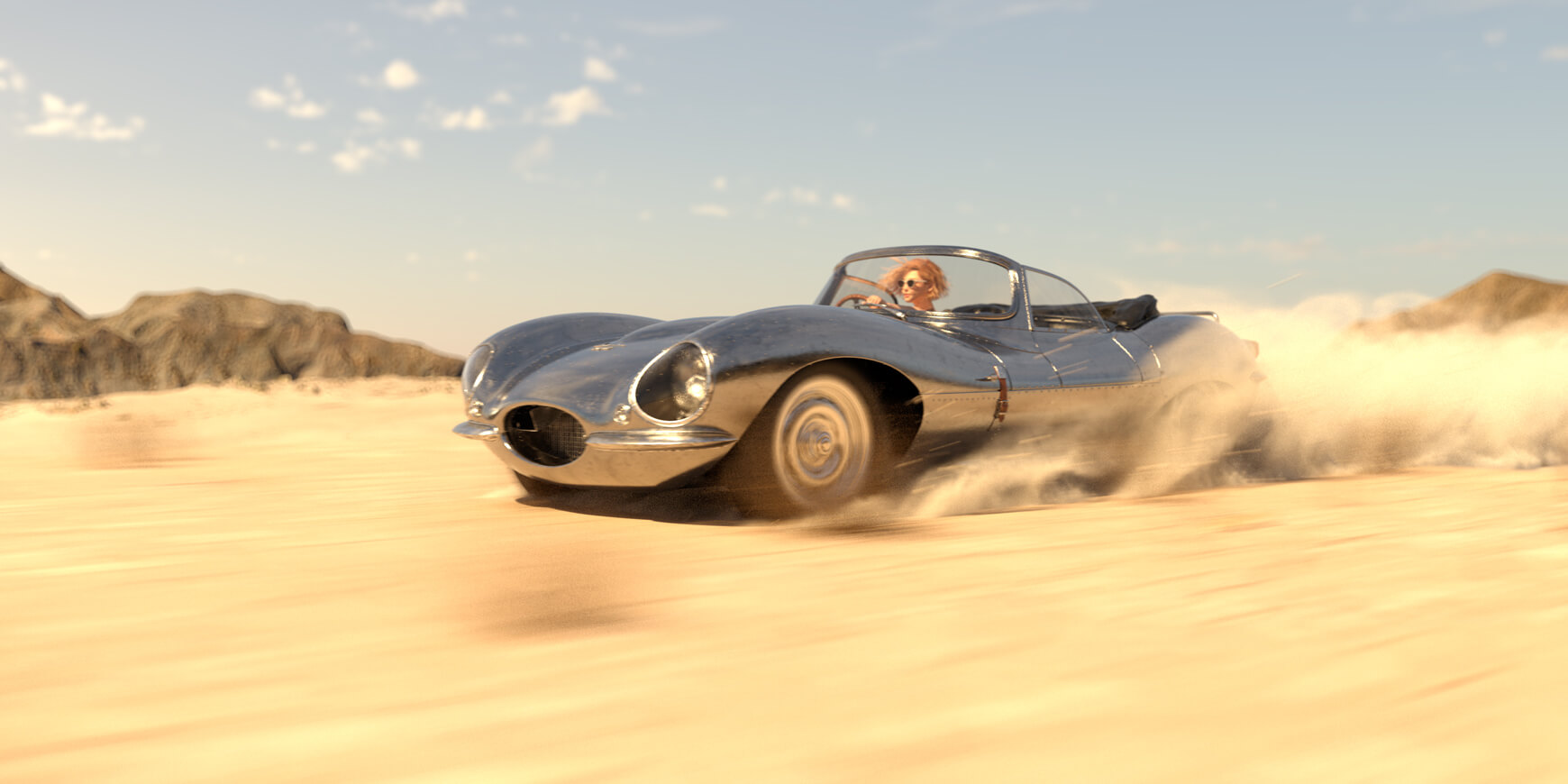 Jaguar 3D Model Cinema 4D Texture Contest