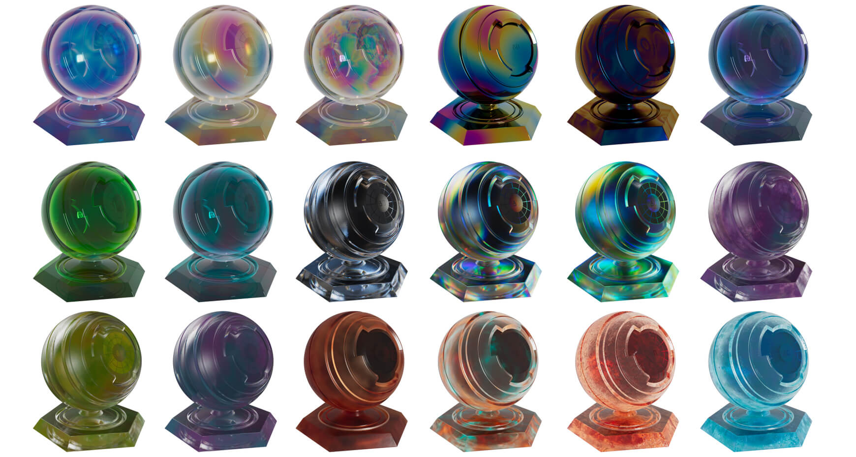LFO Redshift RS Material Texture Pack Procedural Ultimate
